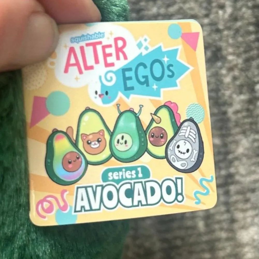 Squishable Avocado - Cat Alter Egos Plush, Avocato, NWT - Series 1 -RETIRED